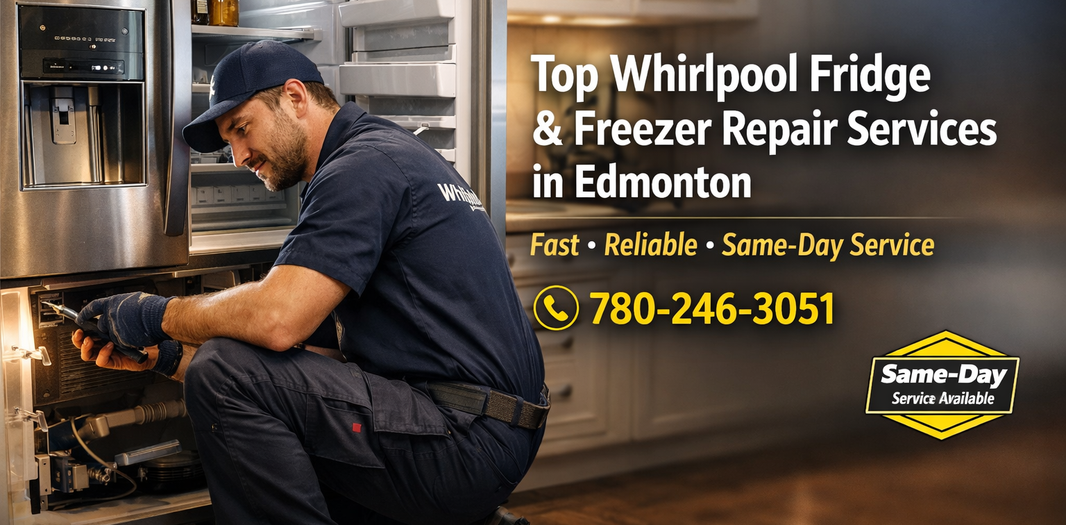 Top Whirlpool Fridge & Freezer Repair Services in Edmonton | FixNow Appliances